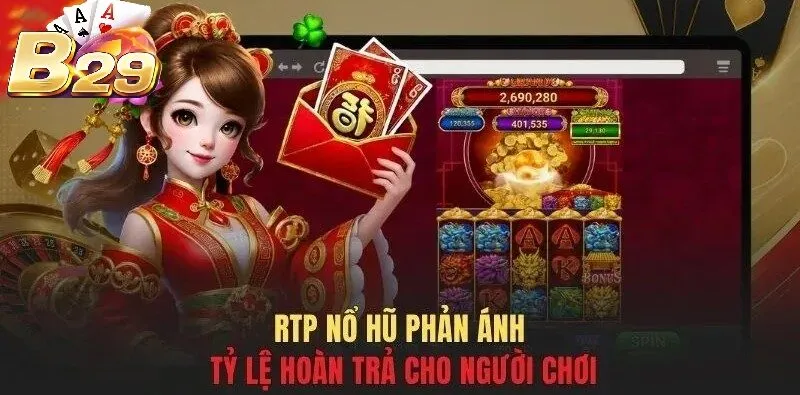 Nổ Hũ RTP B29 phản ánh tỷ lệ hoàn trả cho người chơi